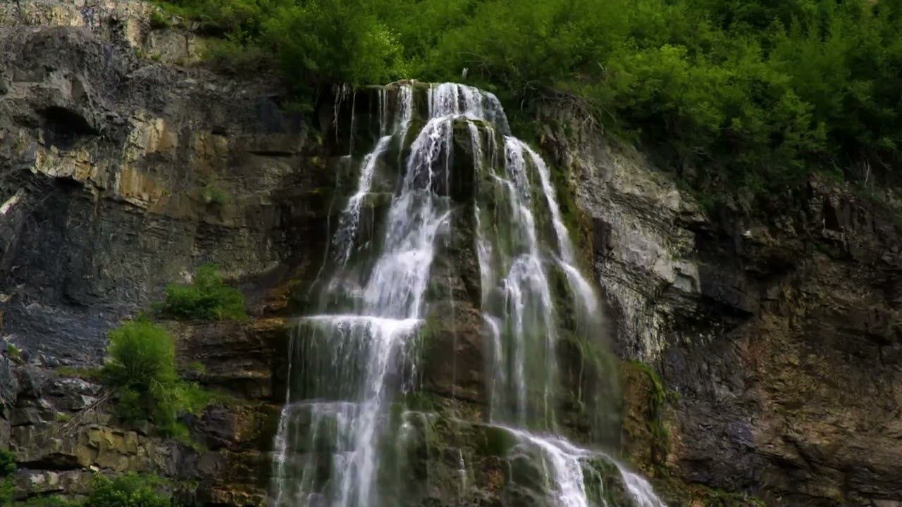 Relaxing Waterfall Sound, Nature Sound Of Water, Calming Melodies Bring You Peace And Healing