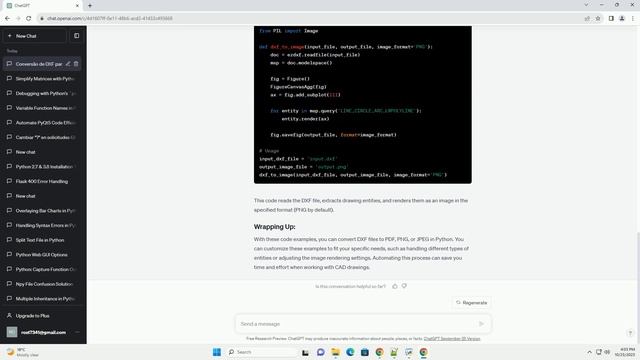 Python converting DXF files to PDF or PNG or JPEG смотреть онлайн