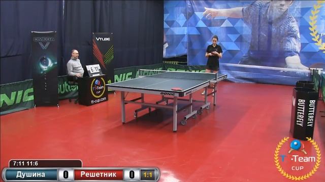 Душина - Решетник . 7 марта 2016 TT Cup смотреть онлайн