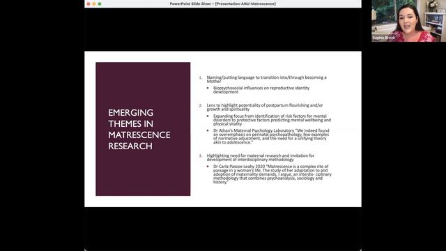 Birthing work Matrescence Series 2 Maternal Health Series ANU March 2023 смотреть онлайн