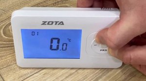 Настройка чувствительности (гистерезиса) термостата Zota  ZT-02W