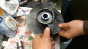импеллер водомёта. как точно проточить в размер. impeller of jet pump. how exactly to gnaw through.