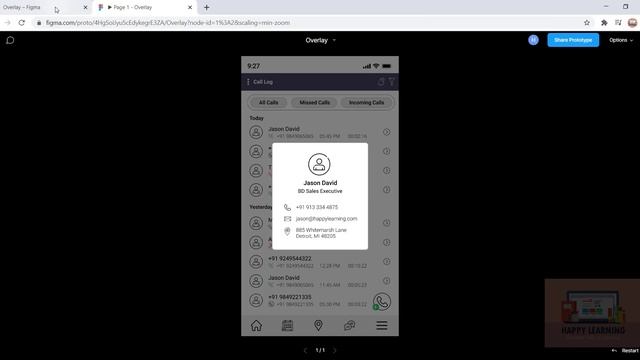 Figma Prototypes with Overlays смотреть онлайн