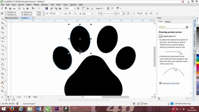 Tutorial corel draw membuat Clip Art смотреть онлайн
