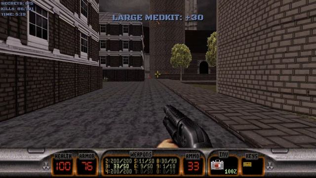 Duke Nukem 3D (20th Anniversary World Tour) - E5L3: Bloody Hell [All Secrets] смотреть онлайн