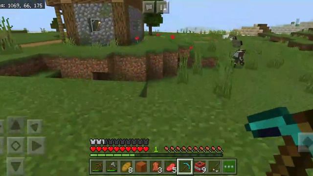 Играю в Minecraft на телефоне! #1 смотреть онлайн