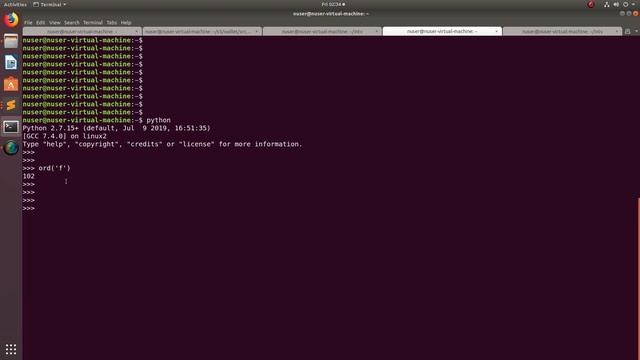 Python Convert char to ASCII смотреть онлайн