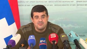 Пресс-конференция президента Арцаха / Нагорный Карабах /-11.10.2020