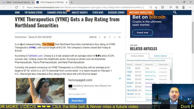 Vyne stock, Vyne therapeutics, vyne stock split 4:1, vyne stock not tradeable today, смотреть онлайн