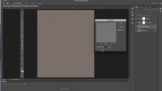 Photoshop CC : Using High Pass to sharpen your image смотреть онлайн