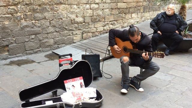 Street Spanish Guitarist in Barcelona 2016 смотреть онлайн