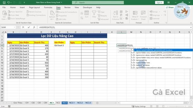 Hàm ROW và ROWS trong Excel (7 ví dụ siêu hay) смотреть онлайн