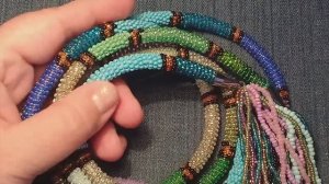Бисероплетение. Урок 10. Бисерный шнур.