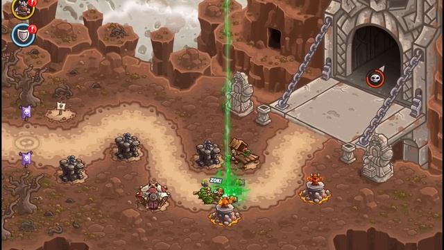 Kingdom Rush Vengeance - Dwarven Gate - Veteran 3 Stars смотреть онлайн