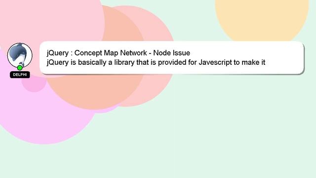 jQuery : Concept Map Network - Node Issue смотреть онлайн