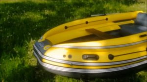 Лодка Риф Тритон Скат 370F НДНД желто серая 2019