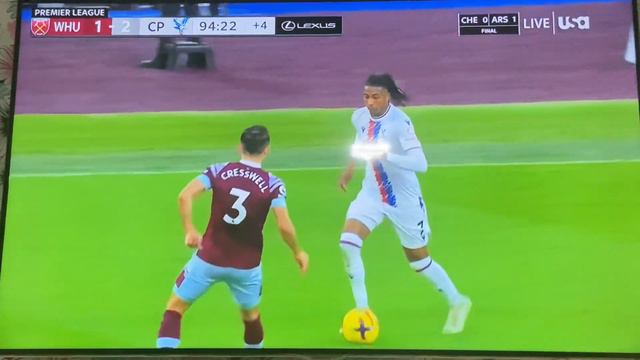 MICHAEL OLISE GOAL PALACE V WEST HAM MY REACTION смотреть онлайн