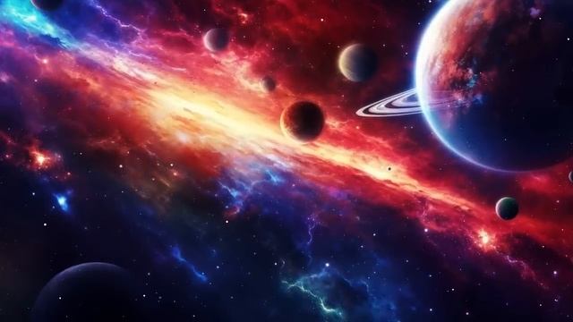 Space Ambient Music ✨ Space Journey Relaxation ✨ Flying In Planets