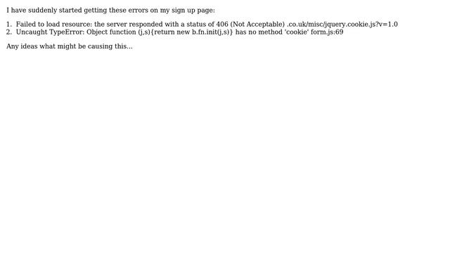 Drupal: Javascript Error on User sign up page (2 Solutions!!) смотреть онлайн