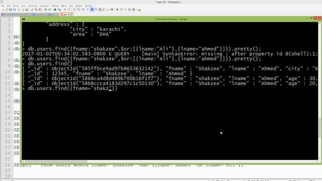 19 OR with AND in mongoDB смотреть онлайн