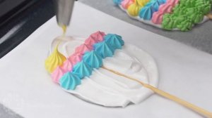 Пасхальный Декор для Куличей и Пасок. Декор из Безе