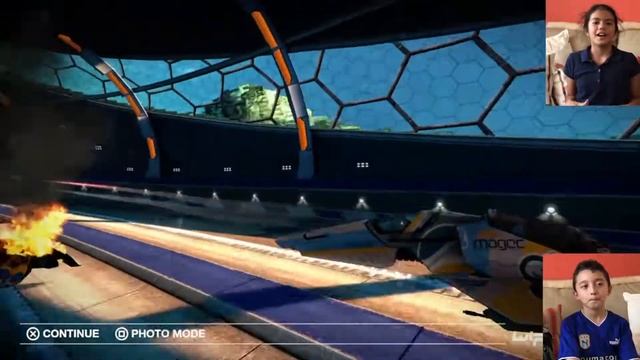 Wipeout 2 Players Ft. Grace , playing Wipeout Omega collection on PS4 , Wipe out Split screen PS4 смотреть онлайн