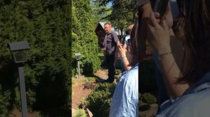 В саду у Игоря Успенского.