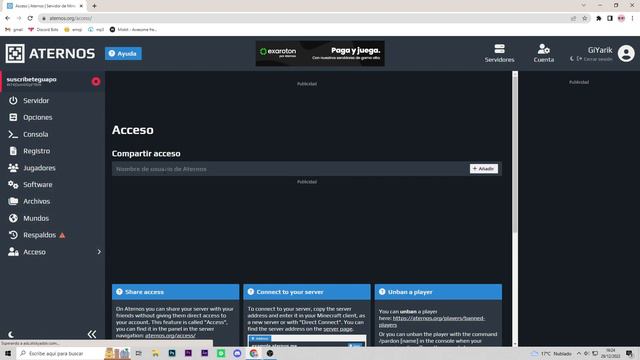 ✅como CREAR un SERVIDOR de MINECRAFT NO PREMIUM en ATERNOS 1.19.3 | SERVIDOR GRATIS 2022 смотреть онлайн