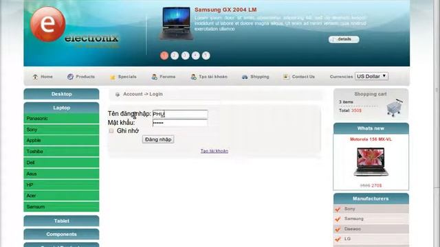 demo pagination for page add to cart using php and mysql смотреть онлайн