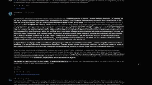 Responding to Ridiculous Comments from Gamers Nexus & Hardware Unboxed on My Last Video смотреть онлайн