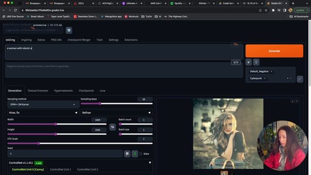 Recreate any pose with ControlNet in Stable Diffusion смотреть онлайн