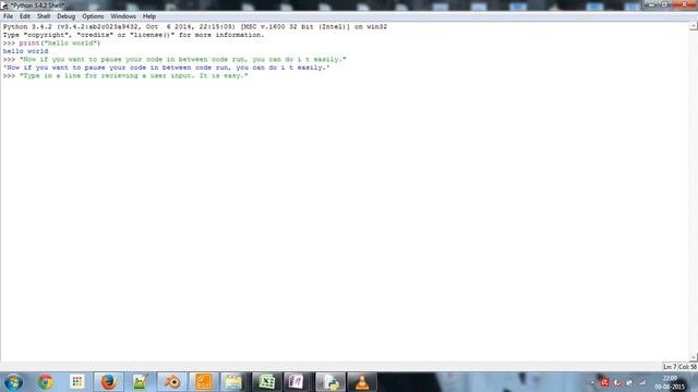 Pausing a python code смотреть онлайн