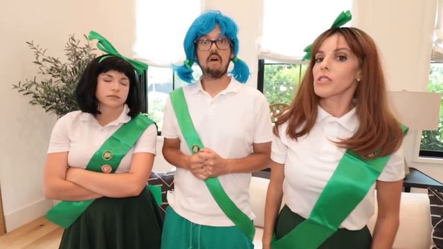 Rebecca Zamolo Became GIRL SCOUTS For The Day- Best Friend FACE REVEAL