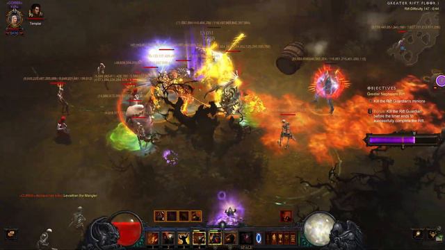 ⭐Diablo 3 │ NS Rank 1 │ Akkhan's Thorns Bombardment Crusader │ GR 147 смотреть онлайн