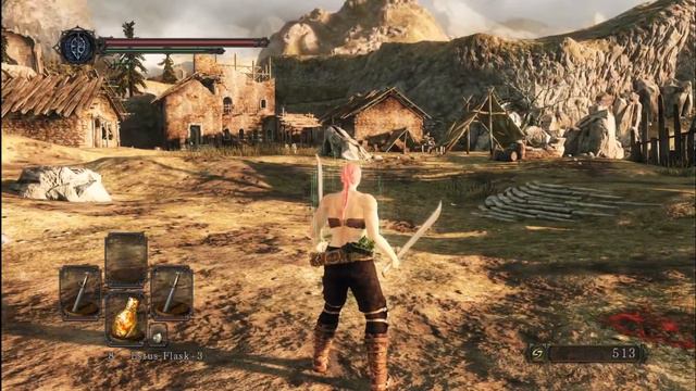 DARK SOULS II Power Stance Falchion смотреть онлайн