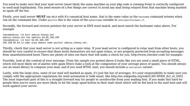 DevOps & SysAdmins: Why are email messages sent from my PHP application being treated as spam? смотреть онлайн