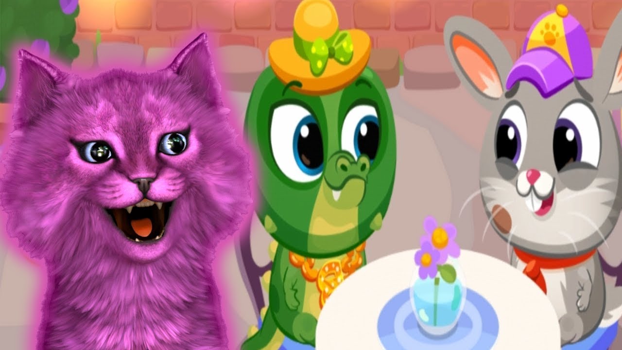 ► КОРМИМ ЖИВОТНЫХ ◄ С ГОВОРЯЩИМ КОТЕНКОМ АБИ #1 играет ДЕТСКИЙ ЛЕТСПЛЕЙ Bubbu Restaurant #116 смотреть онлайн