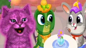 ► КОРМИМ ЖИВОТНЫХ ◄ С ГОВОРЯЩИМ КОТЕНКОМ АБИ  #1 играет ДЕТСКИЙ ЛЕТСПЛЕЙ Bubbu Restaurant #116