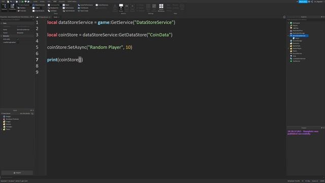 How to Save Player Data with Data Stores - Roblox Studio смотреть онлайн