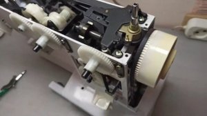 Ремонт машинки ЯМАТА. Не работает механизм намотки шпульки.