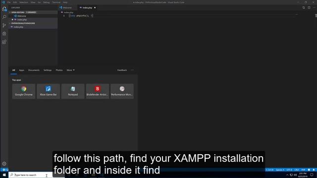 PHP in Visual Studio Code: Your first PHP project смотреть онлайн