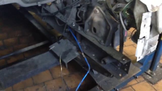 Установка двигателя 1JZGE на Газель. Монтаж подрамника.