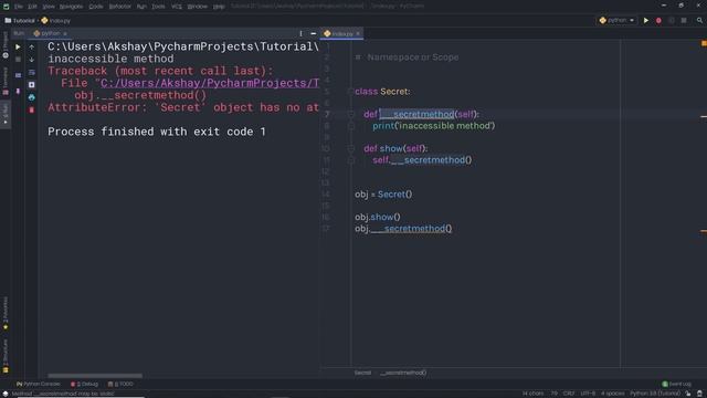 Namespace or Scope - Python Advanced Tutorial Series - 26 смотреть онлайн
