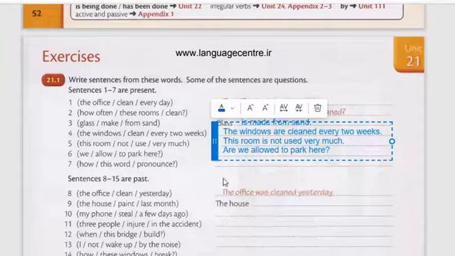 Is Done, Was Done  Passive 1
