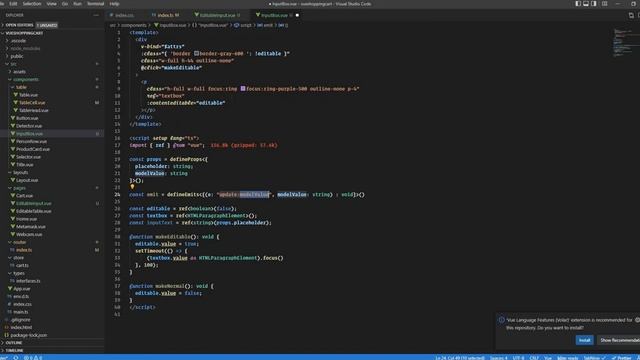 Contenteditable p tag as input with v-model | Vue 3 | Input without input element смотреть онлайн