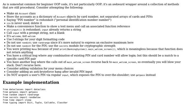 Code Review: Simple Banking System with Python (2 Solutions!!) смотреть онлайн