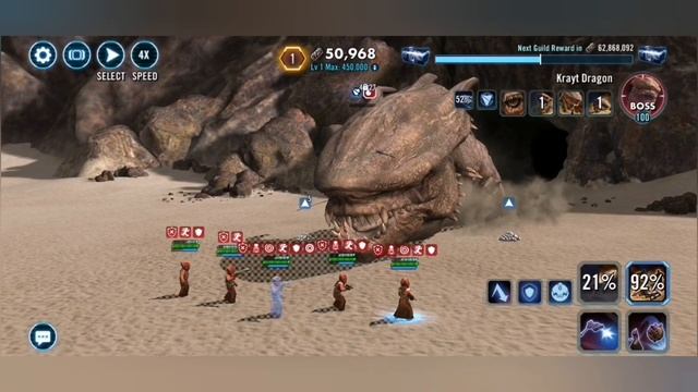 jawas getting 450k at g12 (and one r3) - krayt dragon raid swgoh guide смотреть онлайн