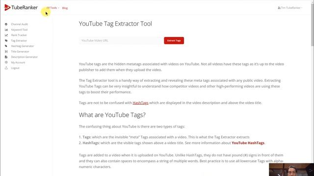 TubeRanker Feature Walkthrough - YouTube SEO Tools смотреть онлайн