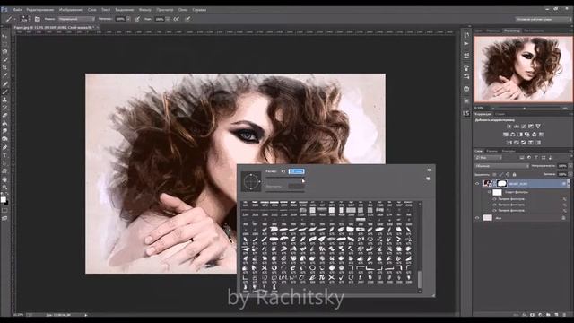 SpeedArt by Rachitsky Креативная живопись Photoshop CC 2014 смотреть онлайн