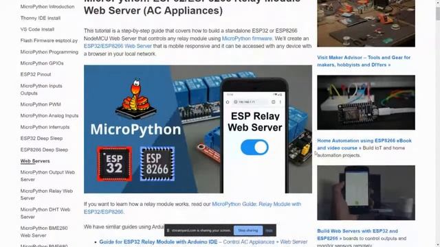 بناء ويب سيرفر باستخدام Micropython (علي الكاشف) смотреть онлайн
